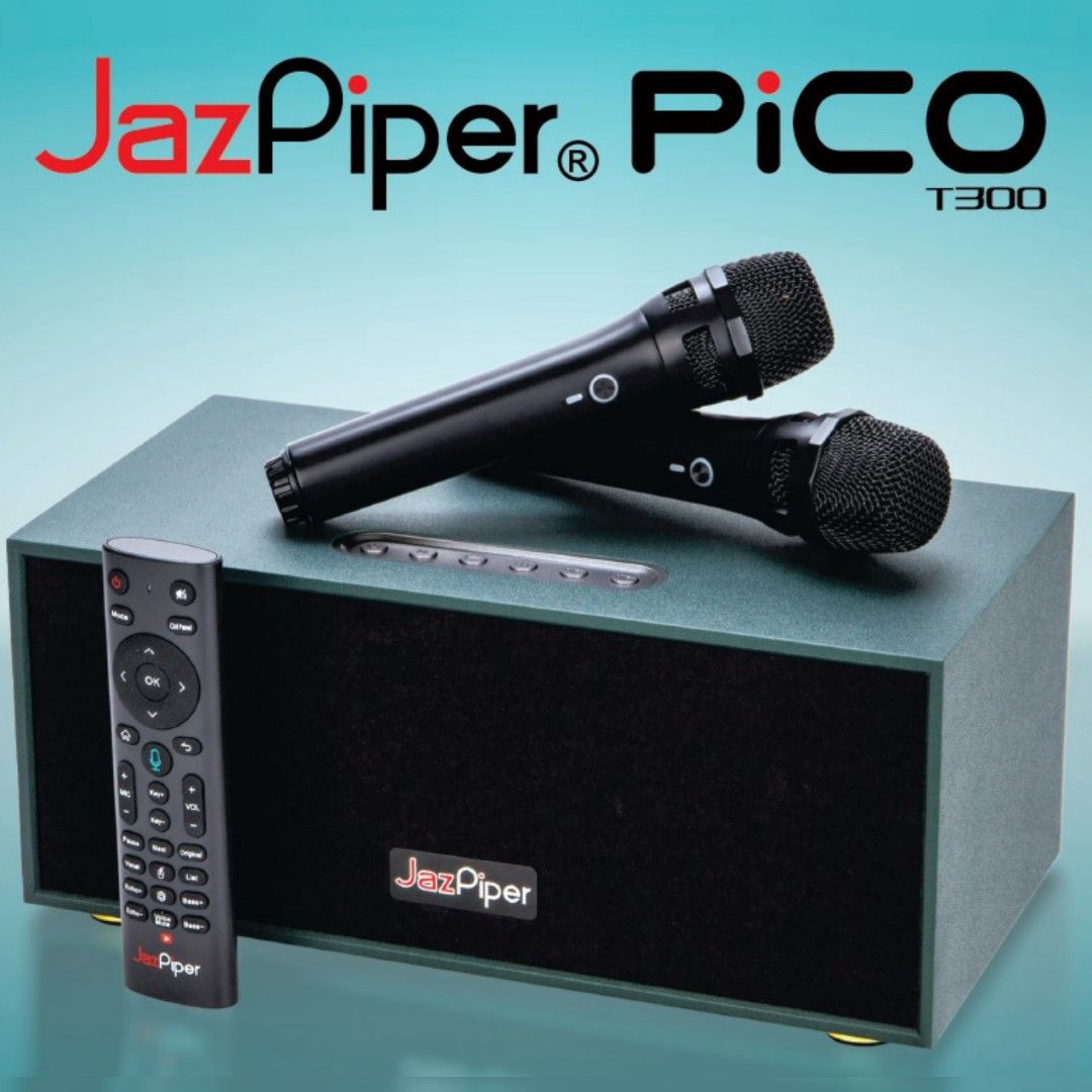 NEW ARRIVAL] JAZPIPER T300 PICO HOME KARAOKE SPEAKER | KTV | SPEAKER |  CLOUD BASED | DUAL MICROPHONE | 30W POWERED SPEAKER | READY STOCK | FAST  DELIVERY | LOCAL SELLER |, Audio, Soundbars, Speakers & Amplifiers on  Carousell