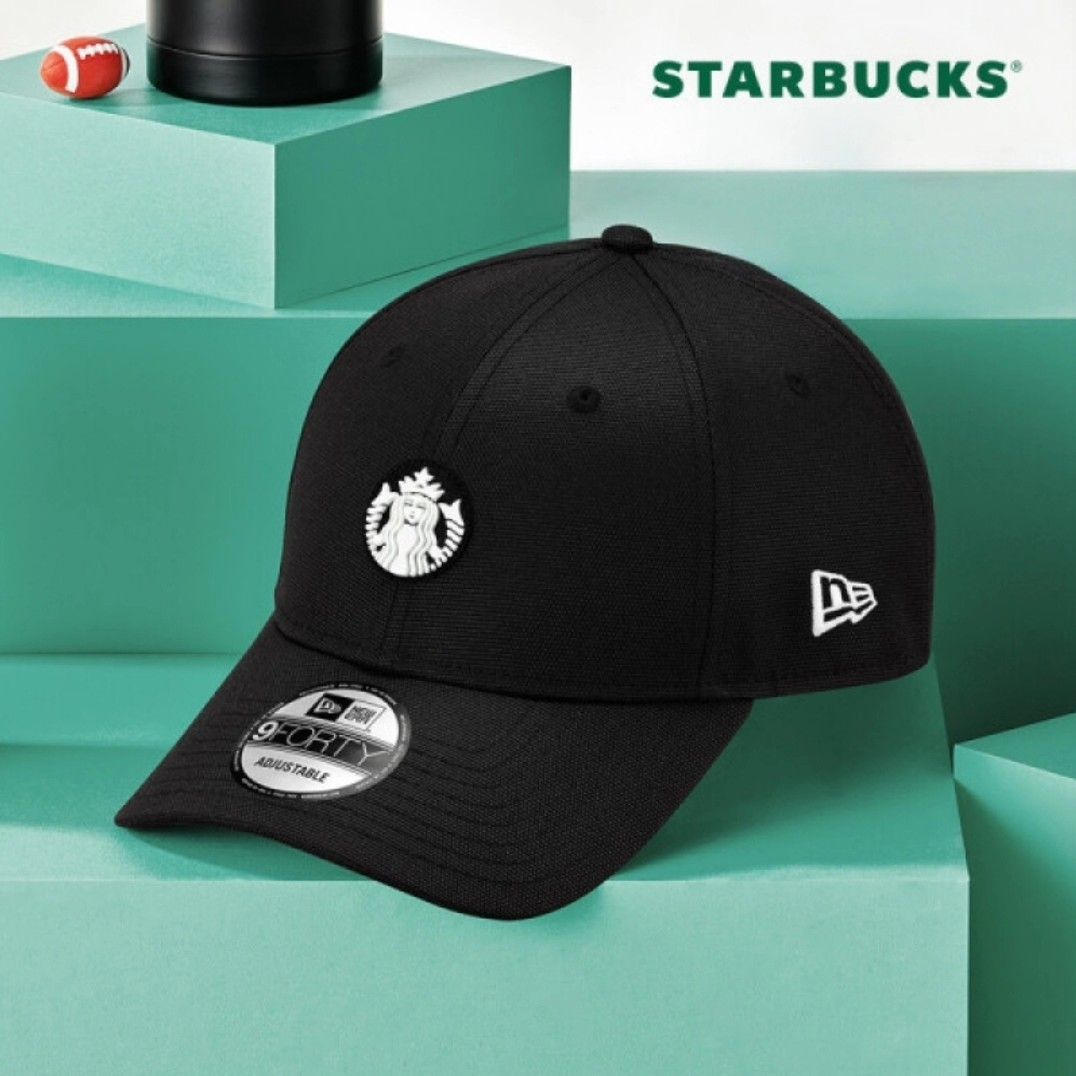 NEW ERA cap 帽🌟韓國發售 NEW ERA x Starbucks 系列 星巴克 NEW ERA 9forty 必買cap帽🌟