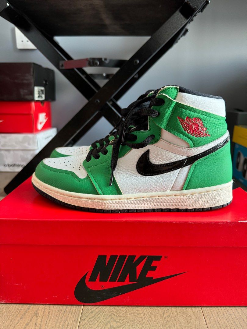 green jordan 1 laces