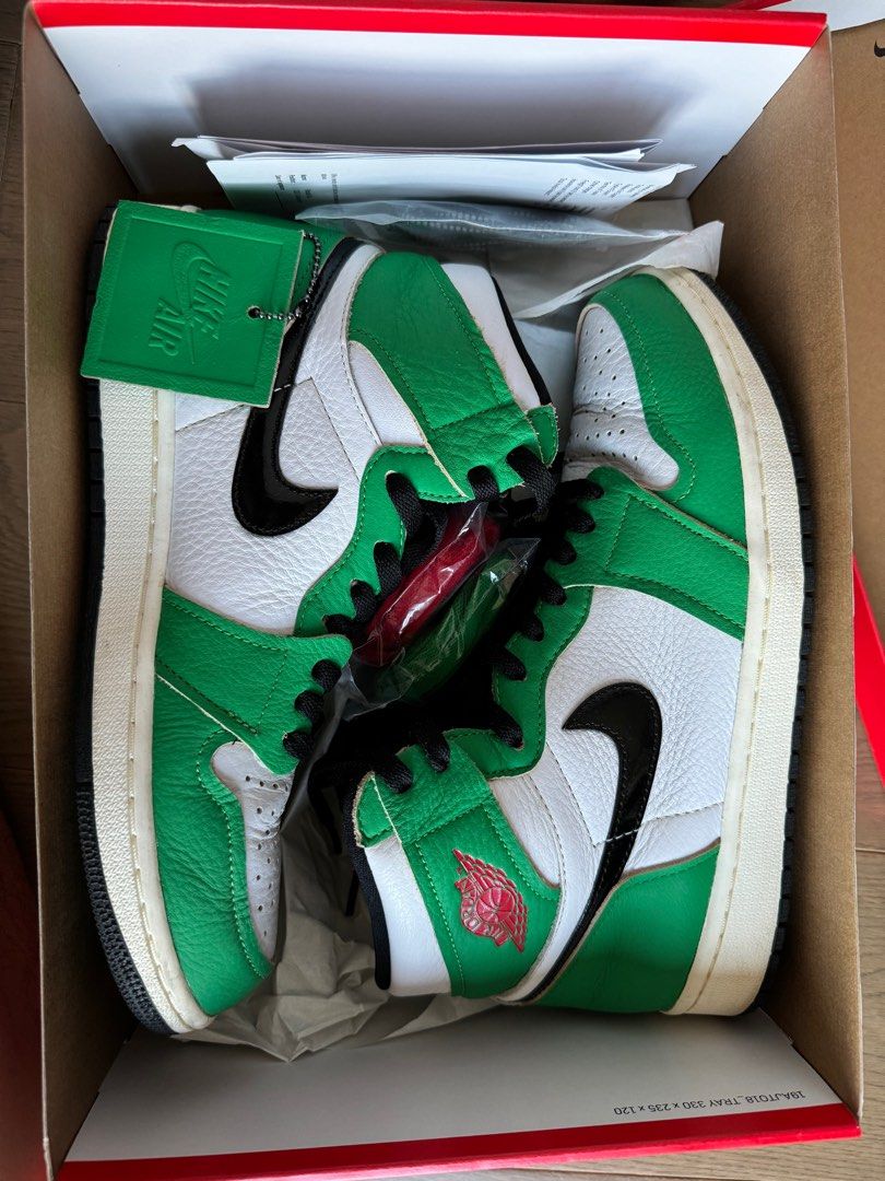 Nike Jordan 1 Lucky Green, Women's Fashion, Footwear, Sneakers on