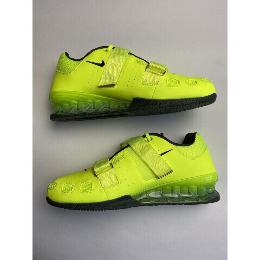 Nike Romaleos 2 Men s Weightlifting Shoes US Size 11.5 Volt sequoia Rare Model Men s Fashion Footwear Casual shoes on Carousell