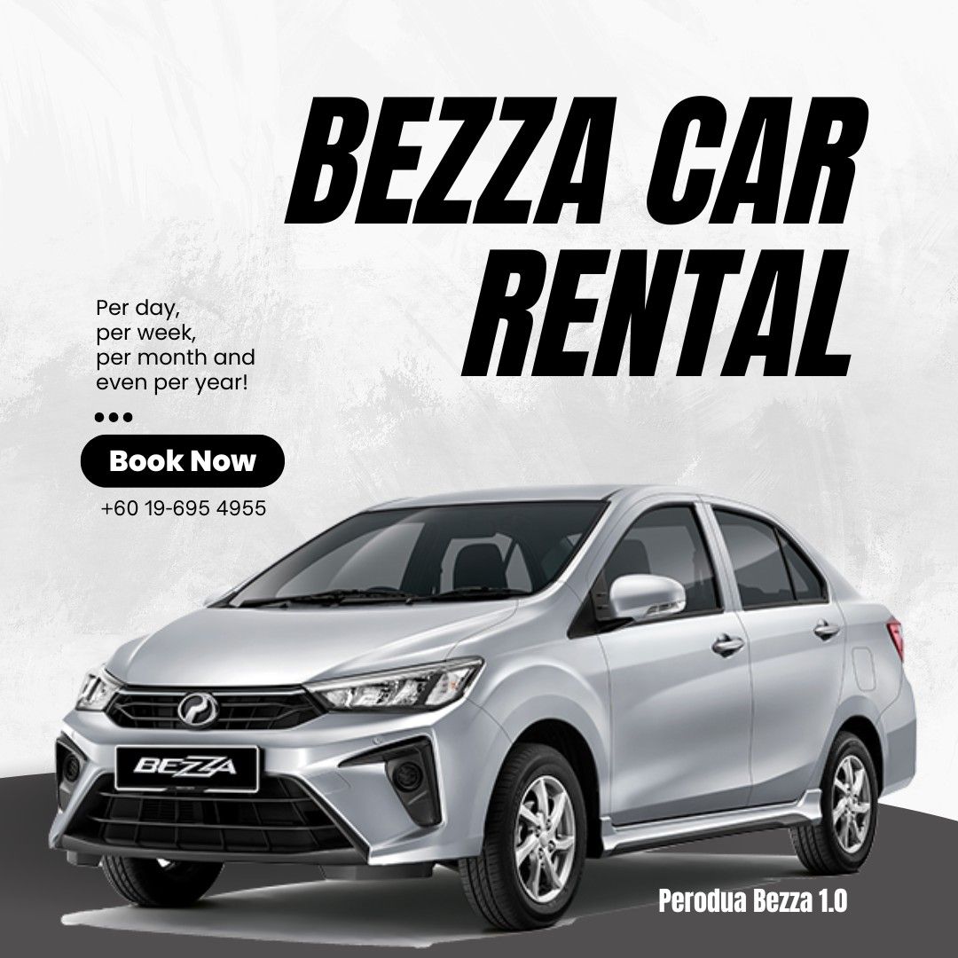 Perodua Bezza 1.0 Rental, Cars, Vehicle Rentals on Carousell