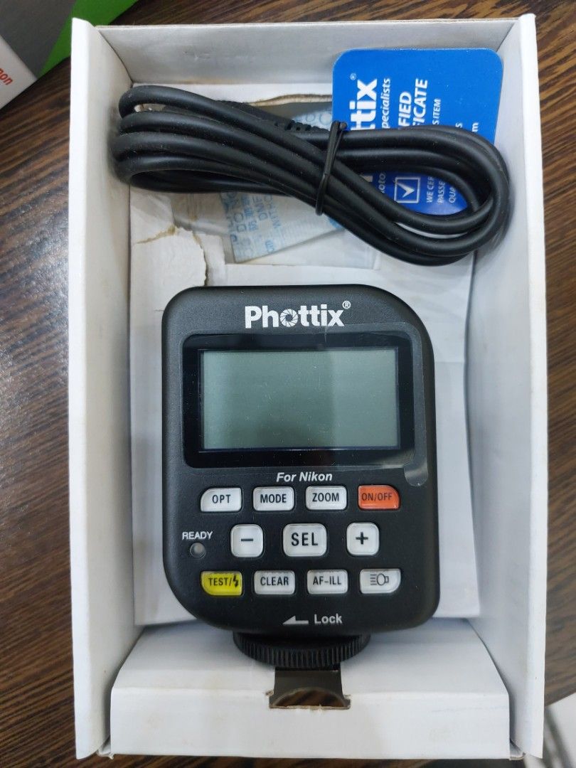 Phottix Odin TTL flash trigger (Category: Flashes) located in Cebu City. Submitted by xperiaz3 (Listing ID 1320824147, Image 3). Description: brand new Phottix Odin TTL flash trigger for Nikon. 100 meters range. 4 channels. 3 groups.