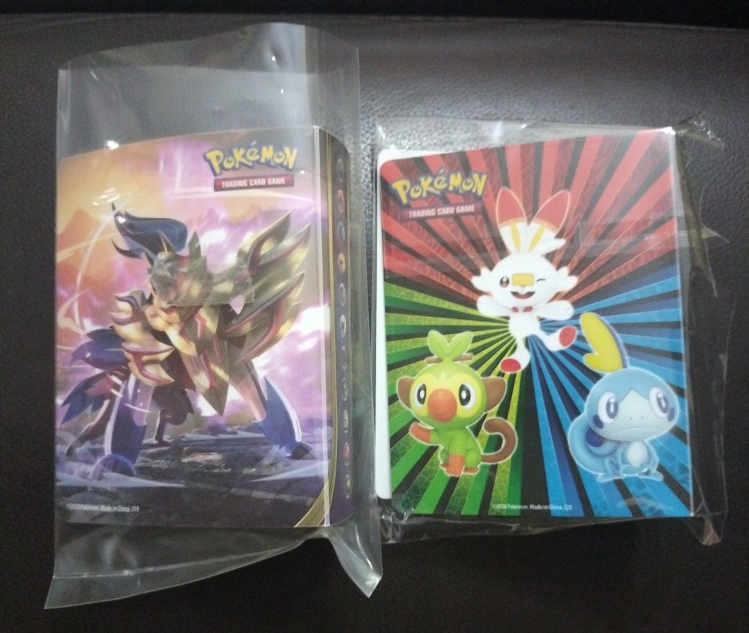 Pokemon TCG official Mini Portfolio Album Binder Zacian Zamazenta Sword &  Shield, Hobbies & Toys, Toys & Games on Carousell