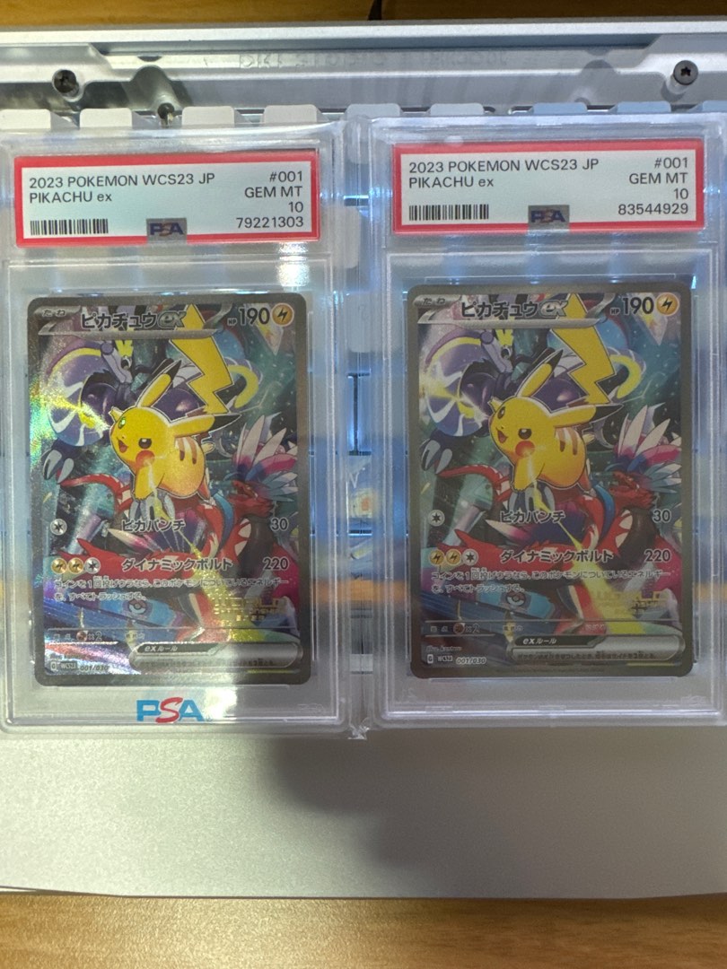 PSA 10] Pikachu ex #001 WCS23 Yokohama Japanese Promo 001/030