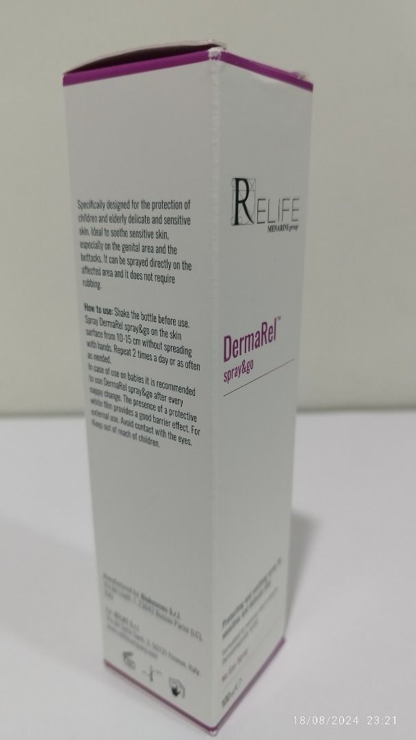 Relife Dermarel Spray & Go 100 ML | Delicate and Sensitive Skin ...