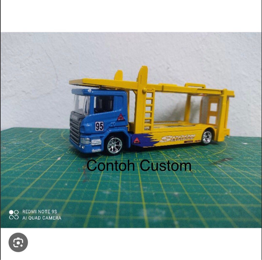RMZ city Transporter Scania Hobbies Toys Toys Games on Carousell