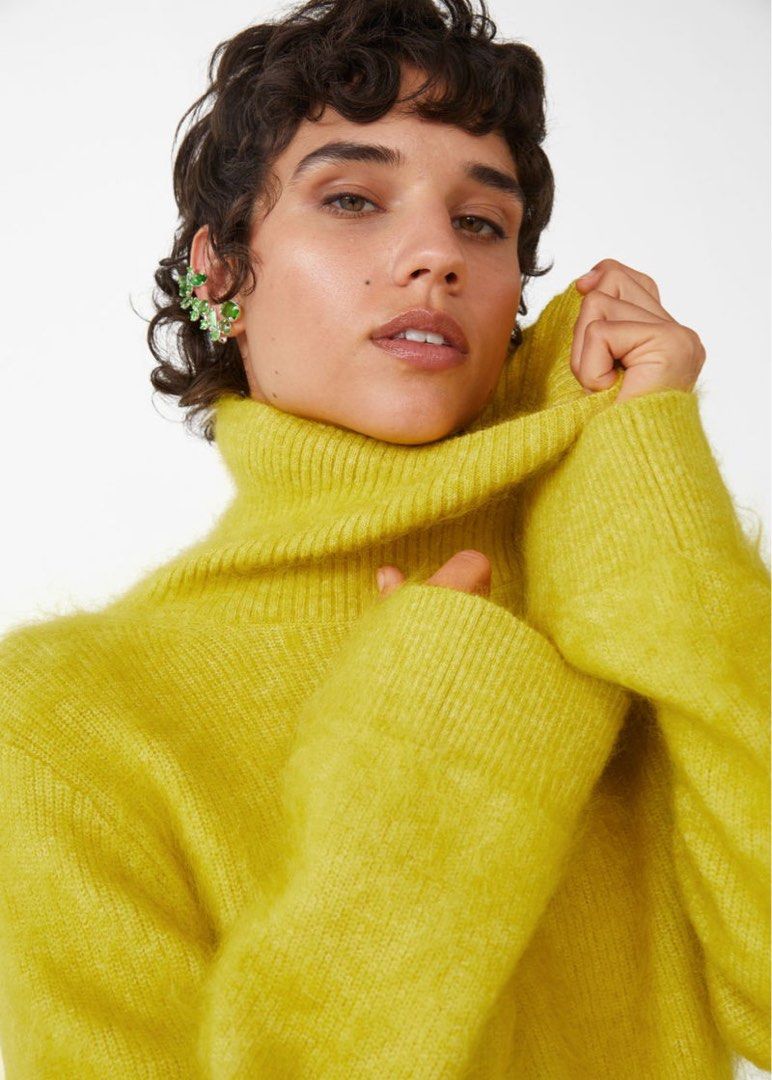 Mock neck sweater other stories shop
