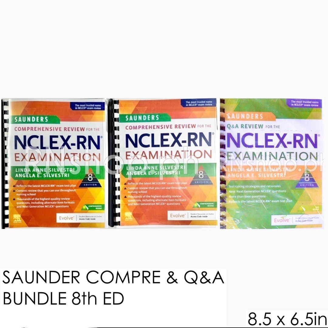 Saunders Compre & Q&A Bundle (Category: Textbooks) located in Quezon City. Submitted by thetabilins (Listing ID 1320868038, Image 1). Description: .