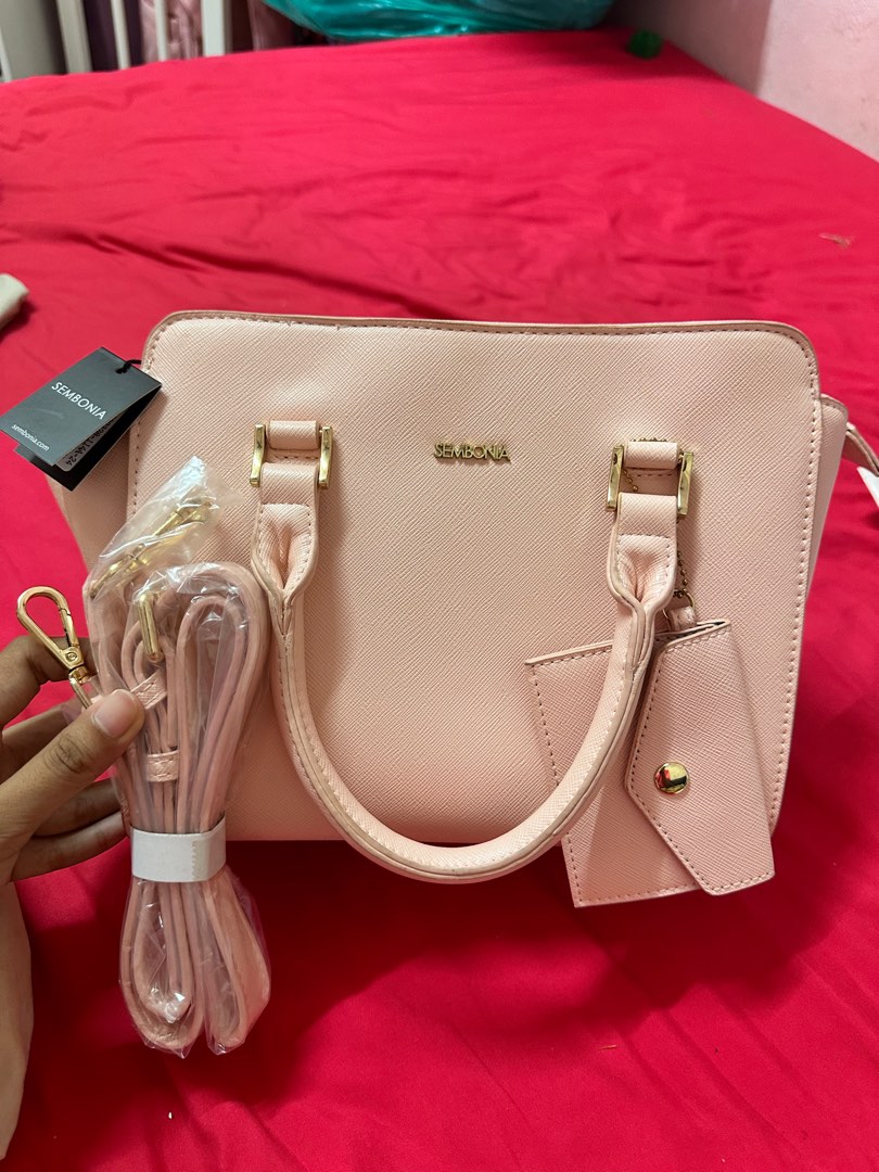 SEMBONIA Small crossgrain Satchel Bag