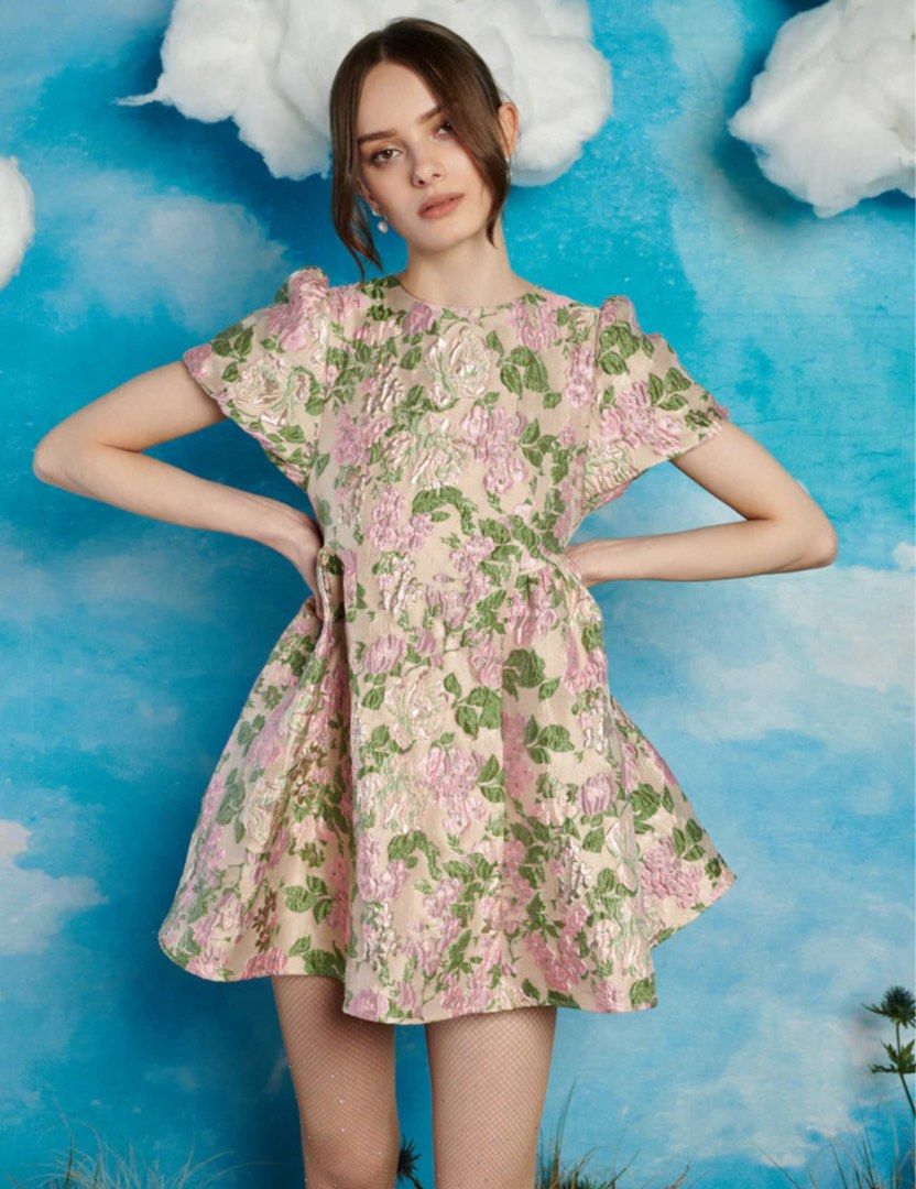 ワンピース sister jane Mountain Song Jacquard Dress sister jane Mountain Song Jacquard Dress