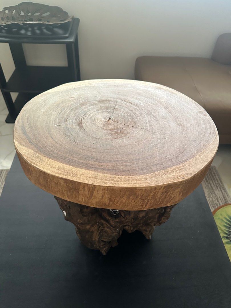 Solid wood Side Table (Category: Other Home Furniture) located in Singapore. Submitted by zenflower.a23089 (Listing ID 1320883530, Image 2). Description: .