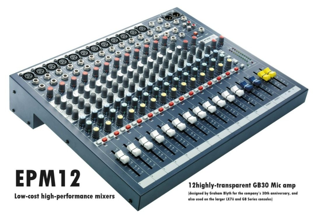 Soundcraft EPM12 High performance audio mixer, Audio, Other Audio ...