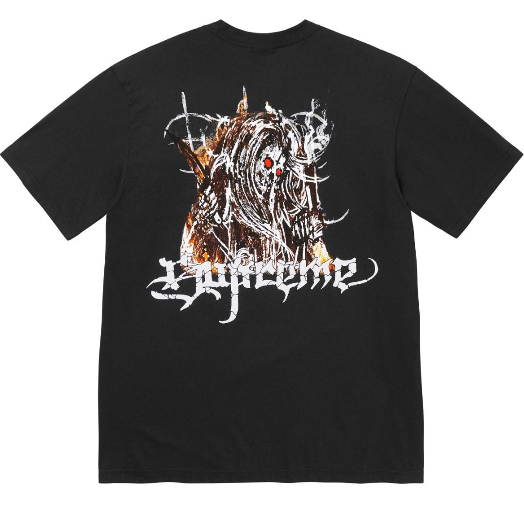 トップス supreme 25 F/W week1 Skull Tee BLACK supreme 25 F/W week1 Skull Tee BLACK