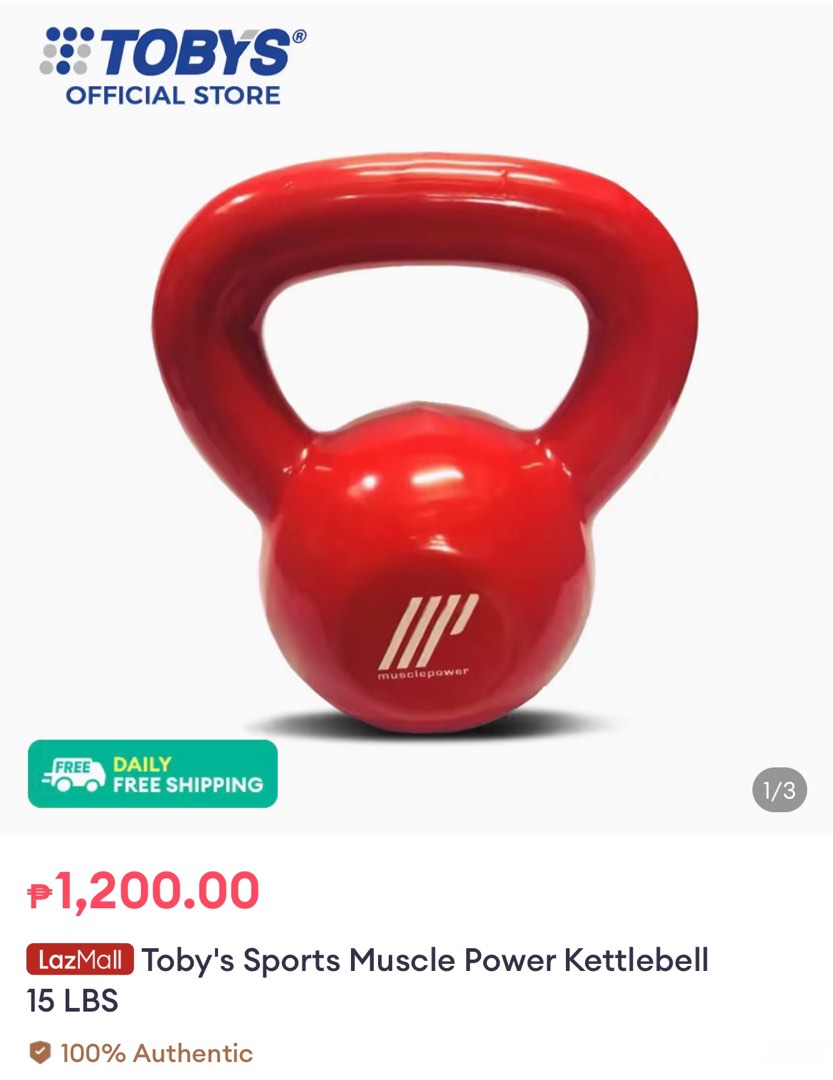 Muscle power kettlebell on sale