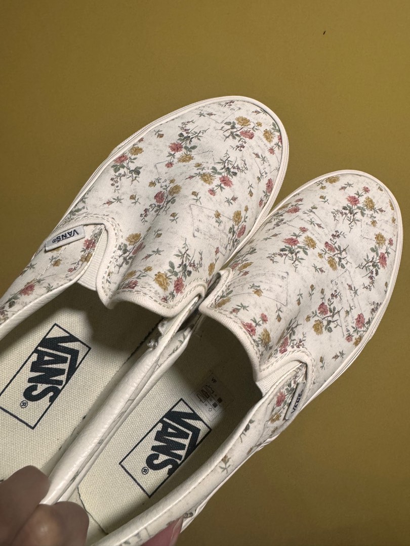 Vintage slip on vans floral 2025