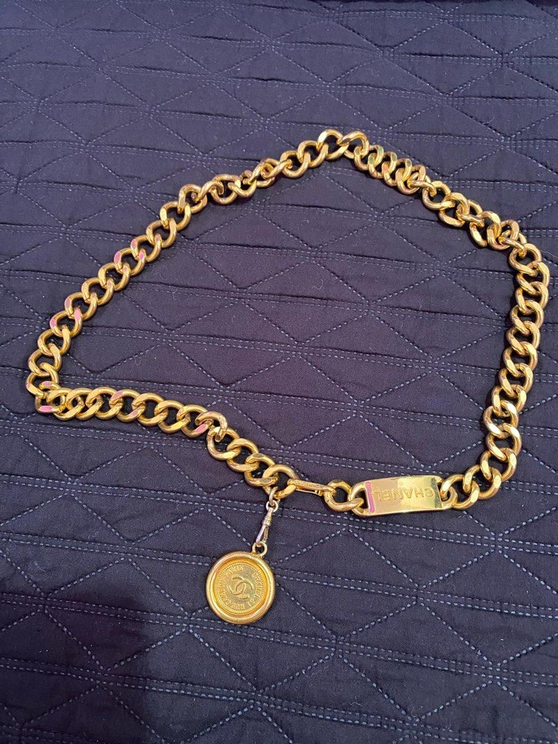 Vintage chanel belt chain cheap