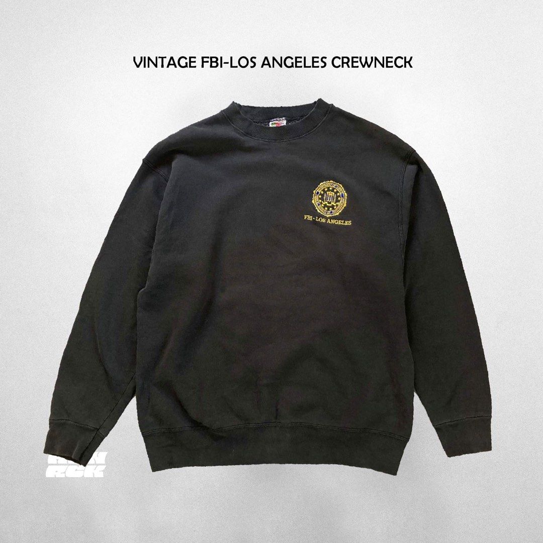 Vintage fbi sweatshirt hot sale