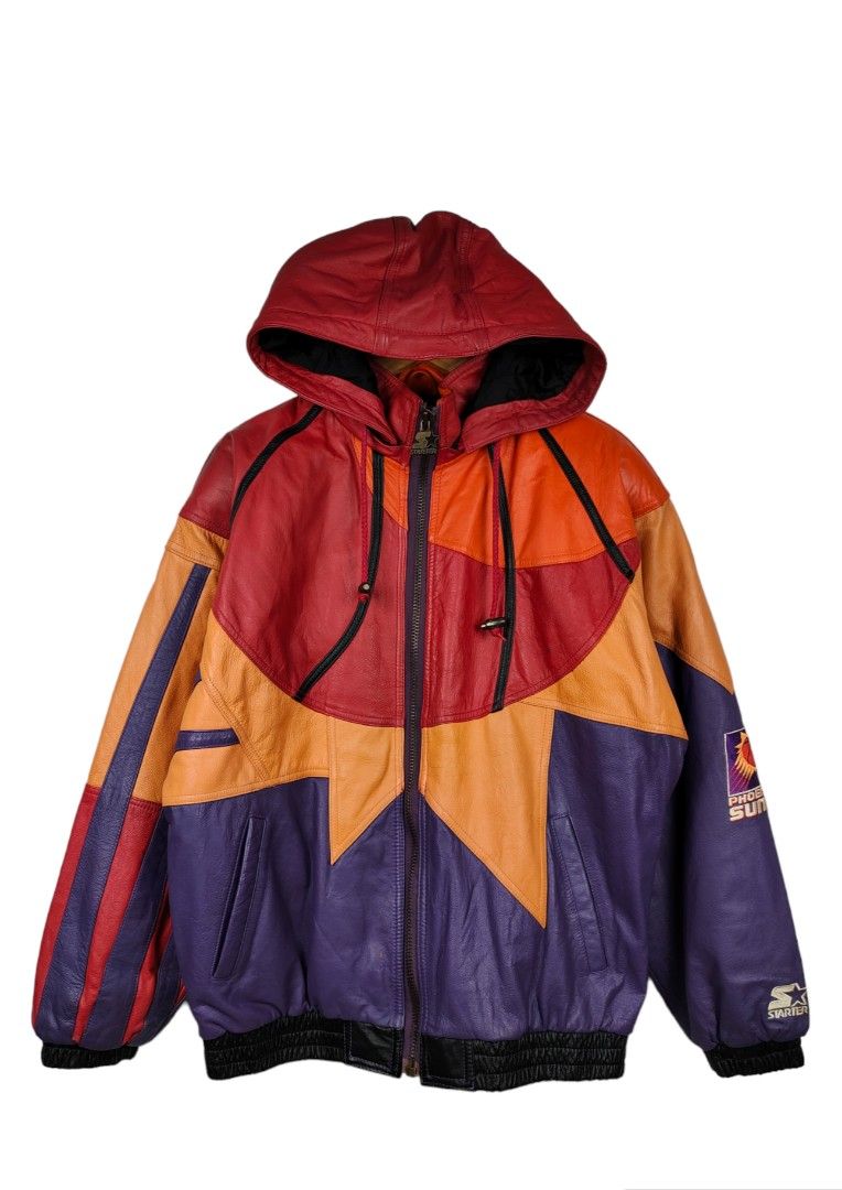 NBAxWDS Leather Jacket (PHOENIX SUNS) | bazby.ru