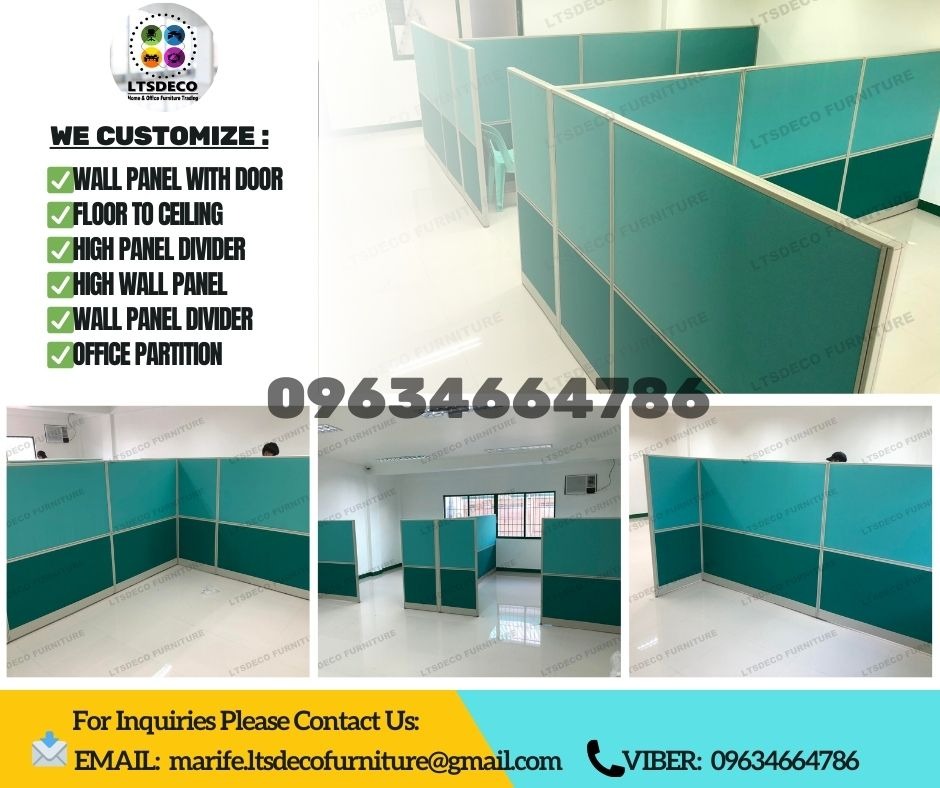 WALL PANEL DIVIDER OFFICE PARTITION FURNITURES, Furniture & Home Living ...