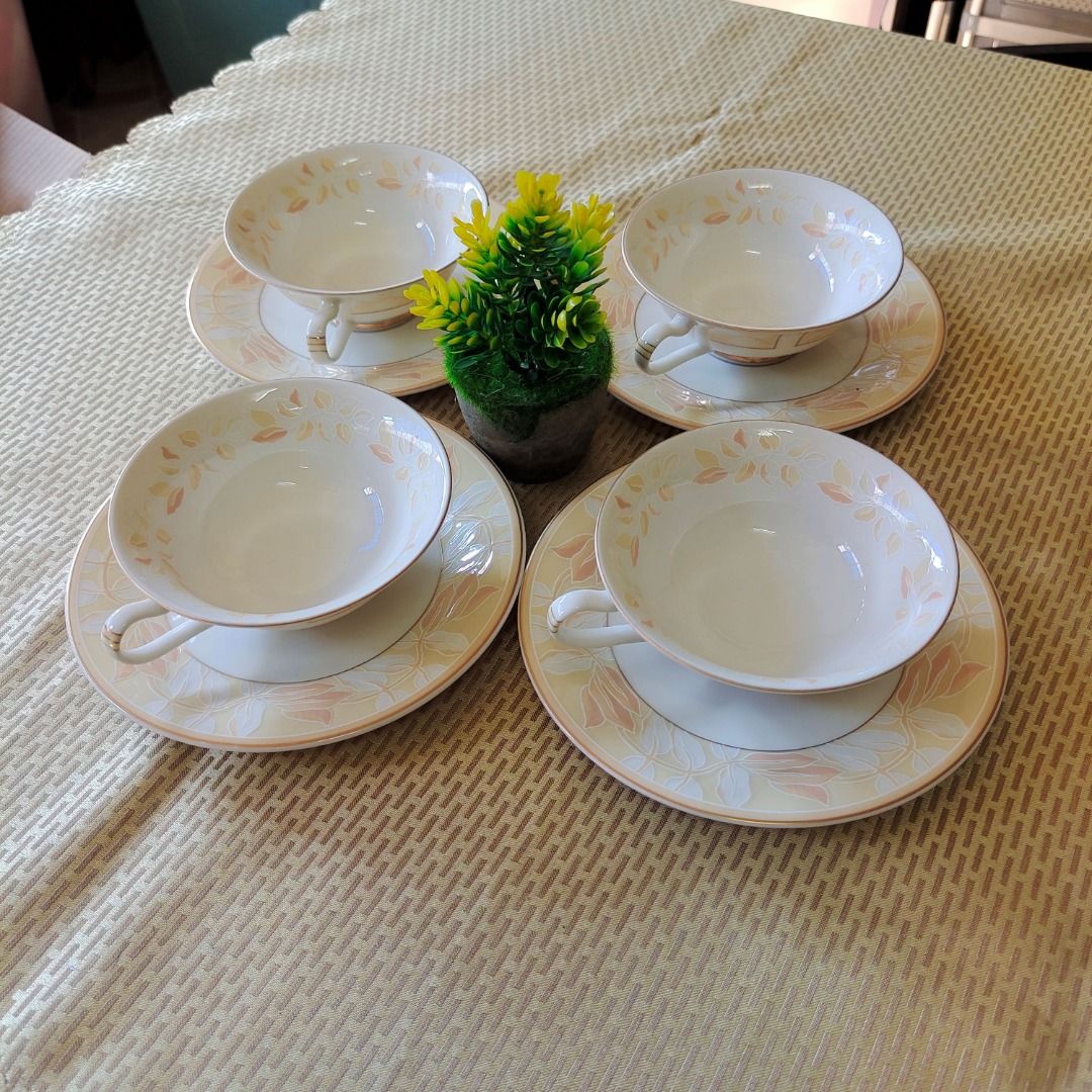 Wide mouth Givenchy Tea Cups And Saucer Set, Furniture & Home Living ...