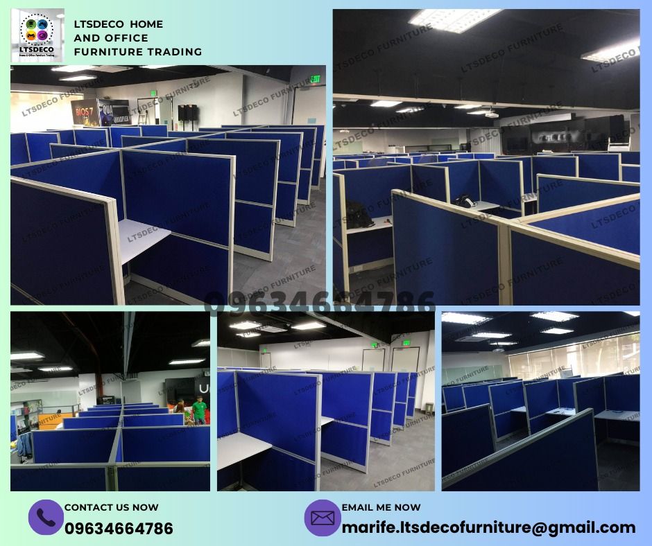 workstation fish bone modular cubicle tables office partition furniture ...