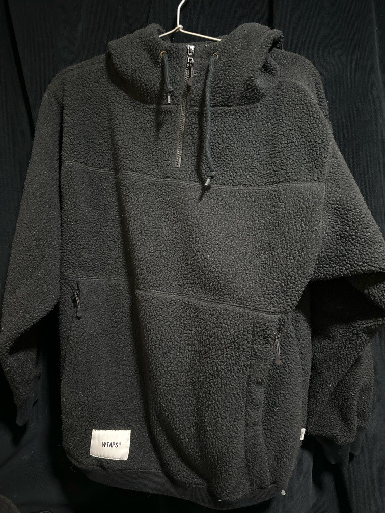 WTAPS PINE CONE HOODED FLEECE POLARTEC, 男裝, 上身及套裝, 衛衣  
