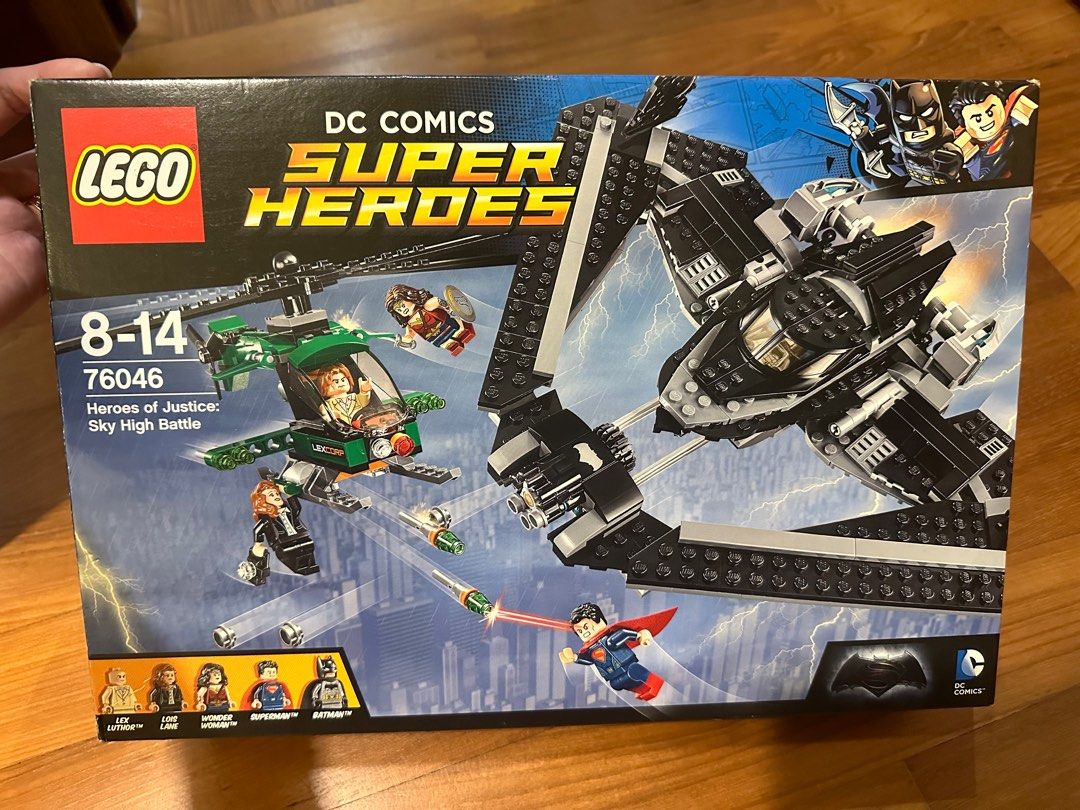 You Heroes of Justice Sky High Battle 76046 Lego Batman DC Superheroes Hobbies Toys Toys Games on Carousell