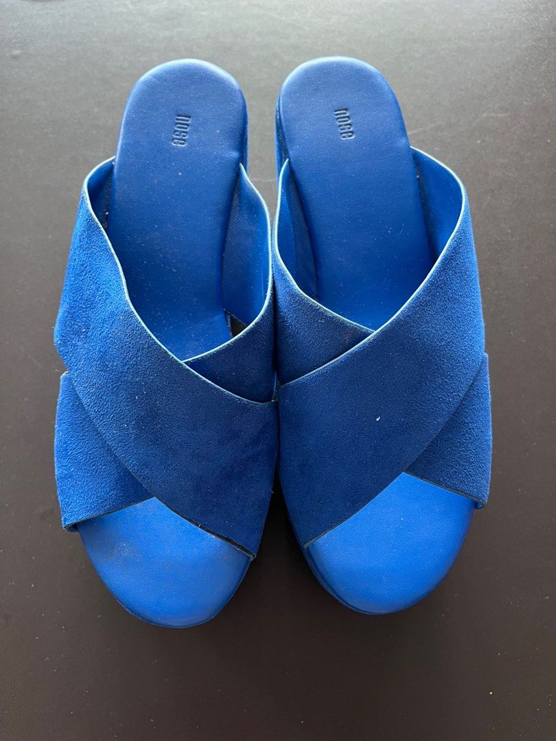 Electric blue wedges store