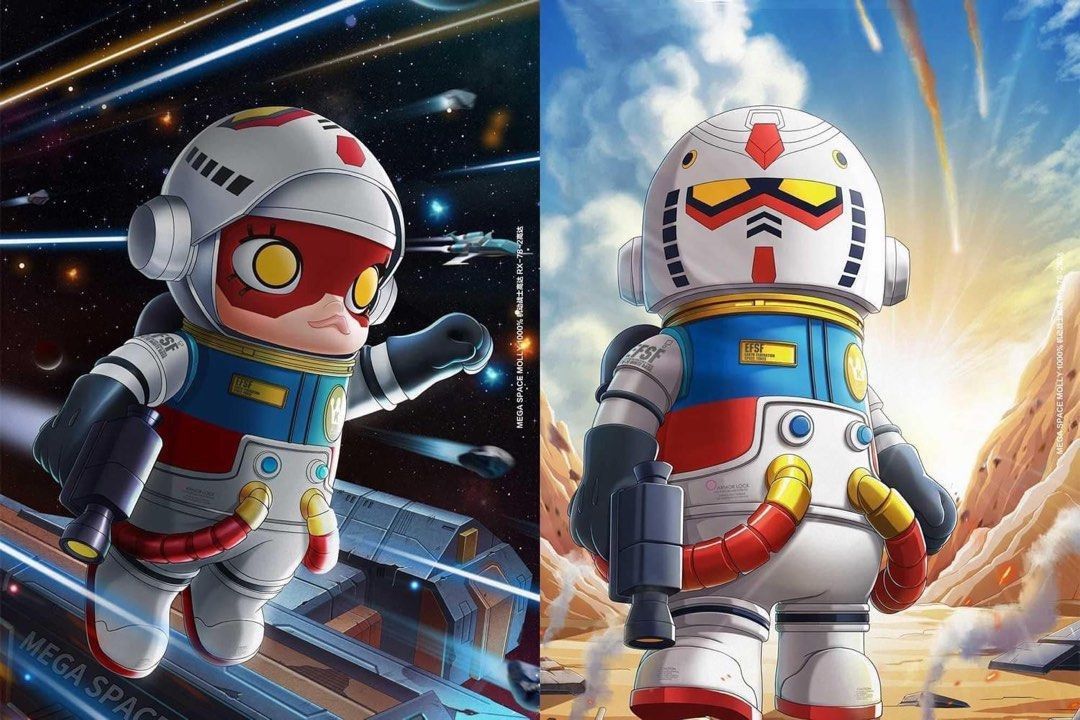 1000% Mega Space Molly Gundam RX-78 -2 高達, 興趣及遊戲, 玩具