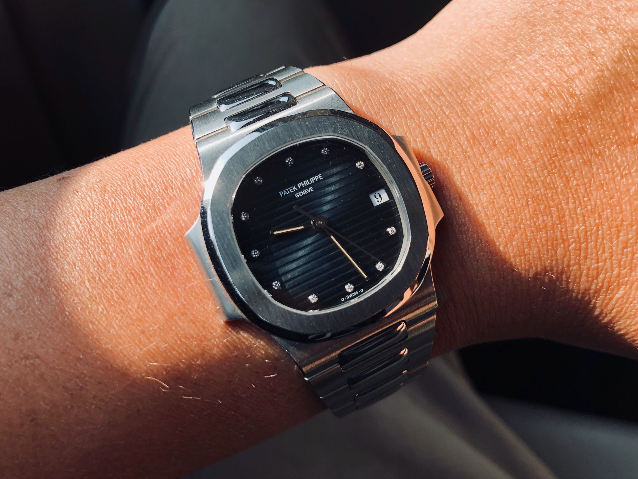 1996 Patek Philippe Nautilus Diamond Sigma Dial 3800/1, Luxury, Watches ...