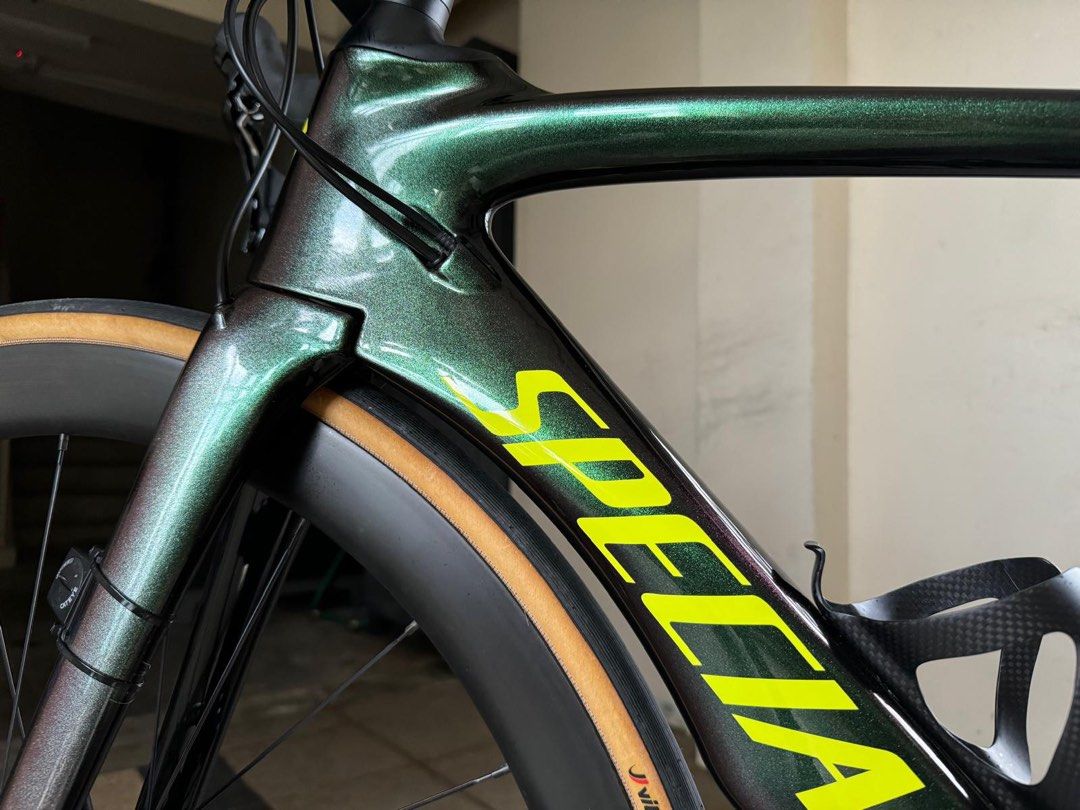 2018 Specialized Venge Vias Expert Disc Chameleon Green Road Bike Ultega 11 Speed Mechanical Groupset 49CM Sports Equipment Bicycles Parts Bicycles on Carousell