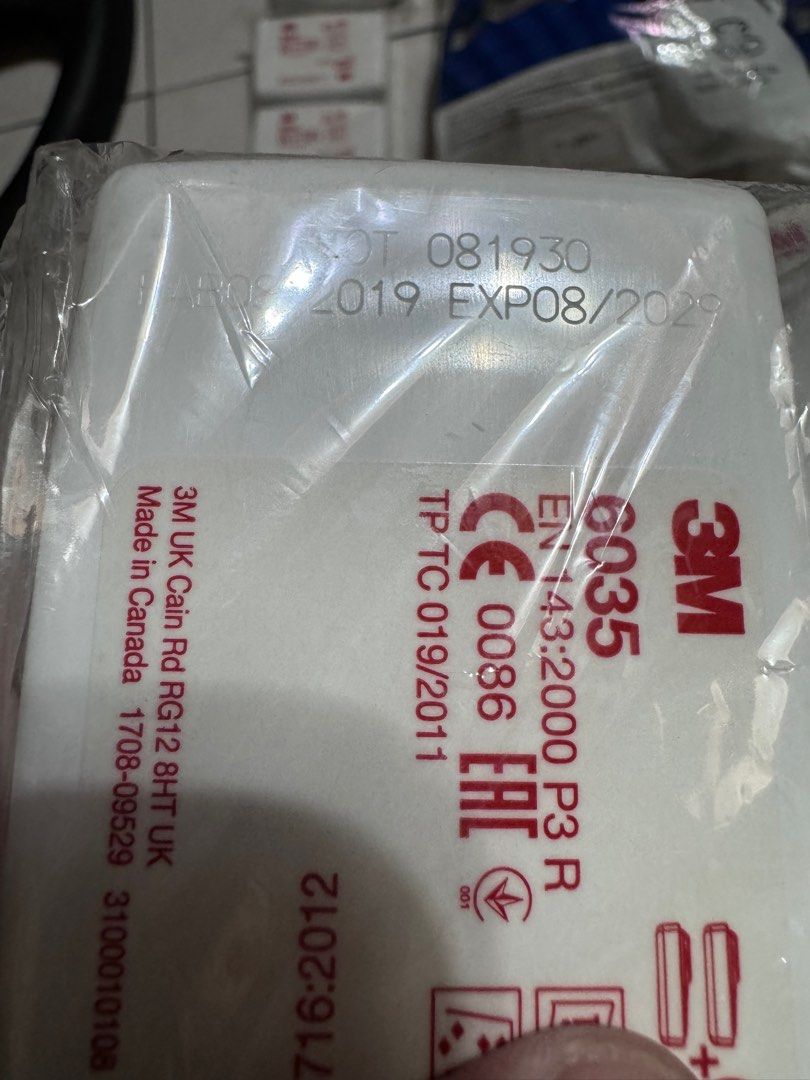 3M industrial half face respirator+ P100 filter (Category: Industrial Equipment) located in Quezon City. Submitted by yane7 (Listing ID 1317757784, Image 3). Description: Brand new set 1 x 3M 6100 Half Face respirator (from SG) 1 x 3M P100 filter 6035 (EU ver) 2029 exp 5 sets available Discount available if take all Filters available - 700 each, More than 10 available .