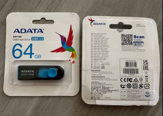 Adata 64GB USB 3.2 Drive 手指 全新未用