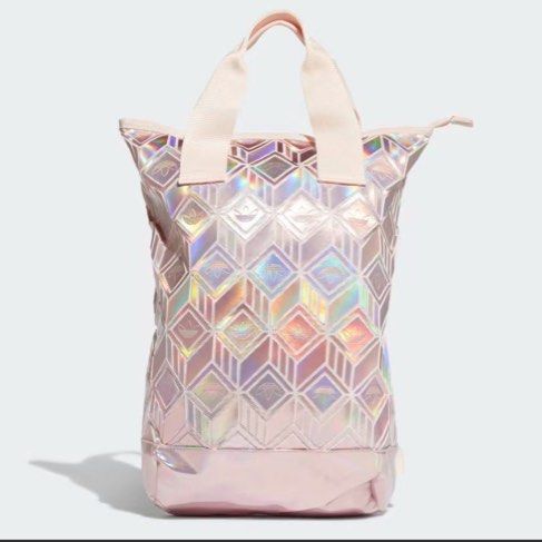 Adidas 3D Geometric Backpack Pink Metallic