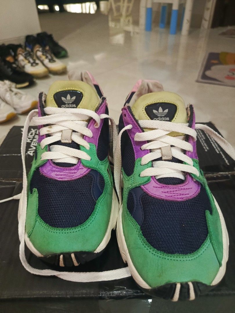 Adidas falcon multicolor size 37|23cm, Fesyen Wanita, Sepatu di
