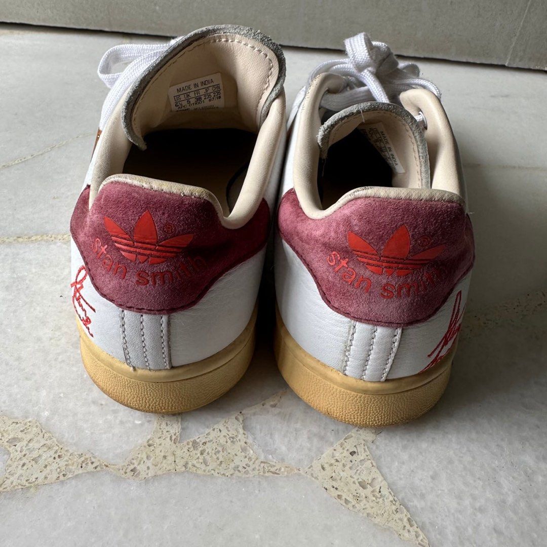 Stan smith pink gold sale