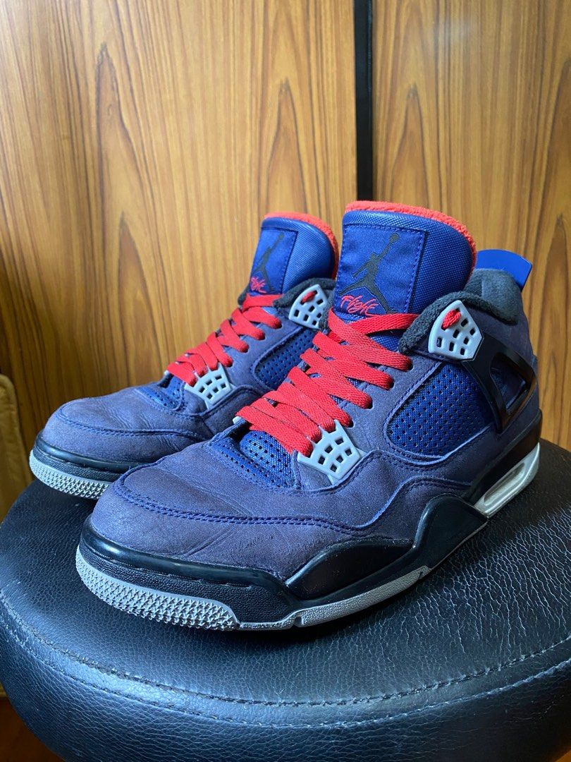 Air jordan 4 loyal blue sales