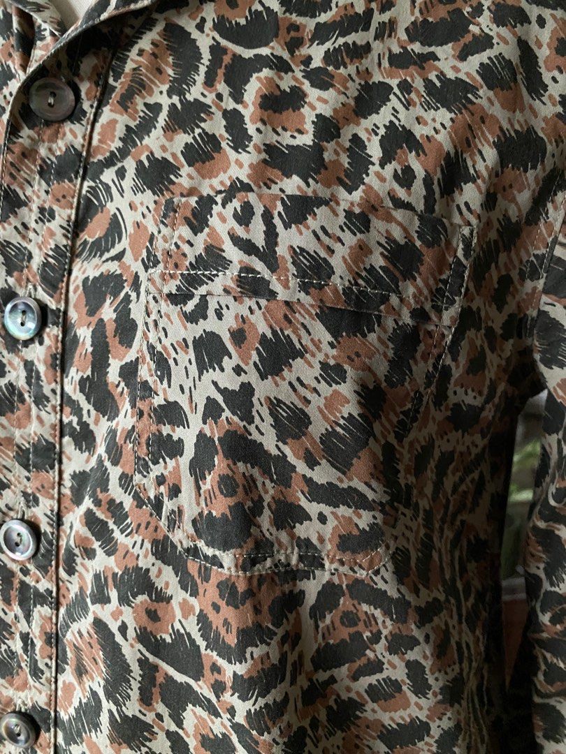 APC Leopard Print Dress (Category: Dresses) located in Mandaluyong City. Submitted by declutteringmodenow (Listing ID 1317789491, Image 3). Description: Animal print dress by APC. Classic and timeless wardrobe staple. Lots of pockets ❤️ Size FR 36 which fits a US small. Belt missing, but may use any slim belt for the belt loops..