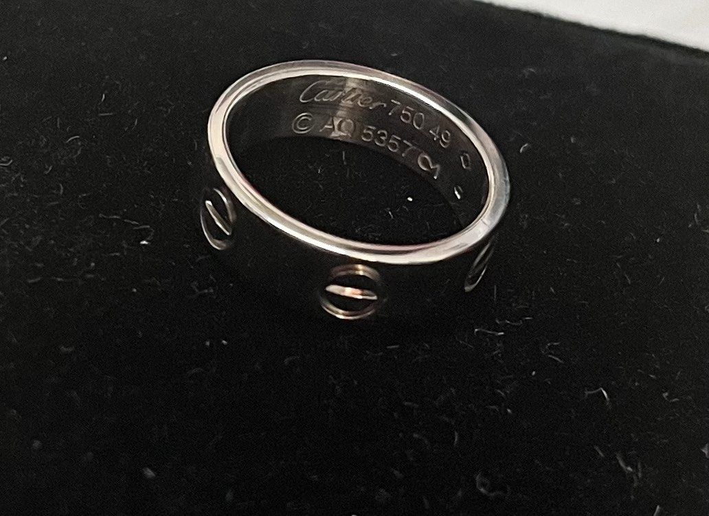 Cartier ring size q top