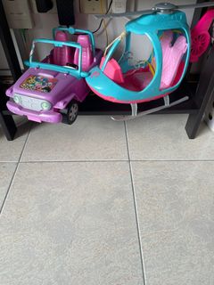 Barbie car and helicopter costco outlet
