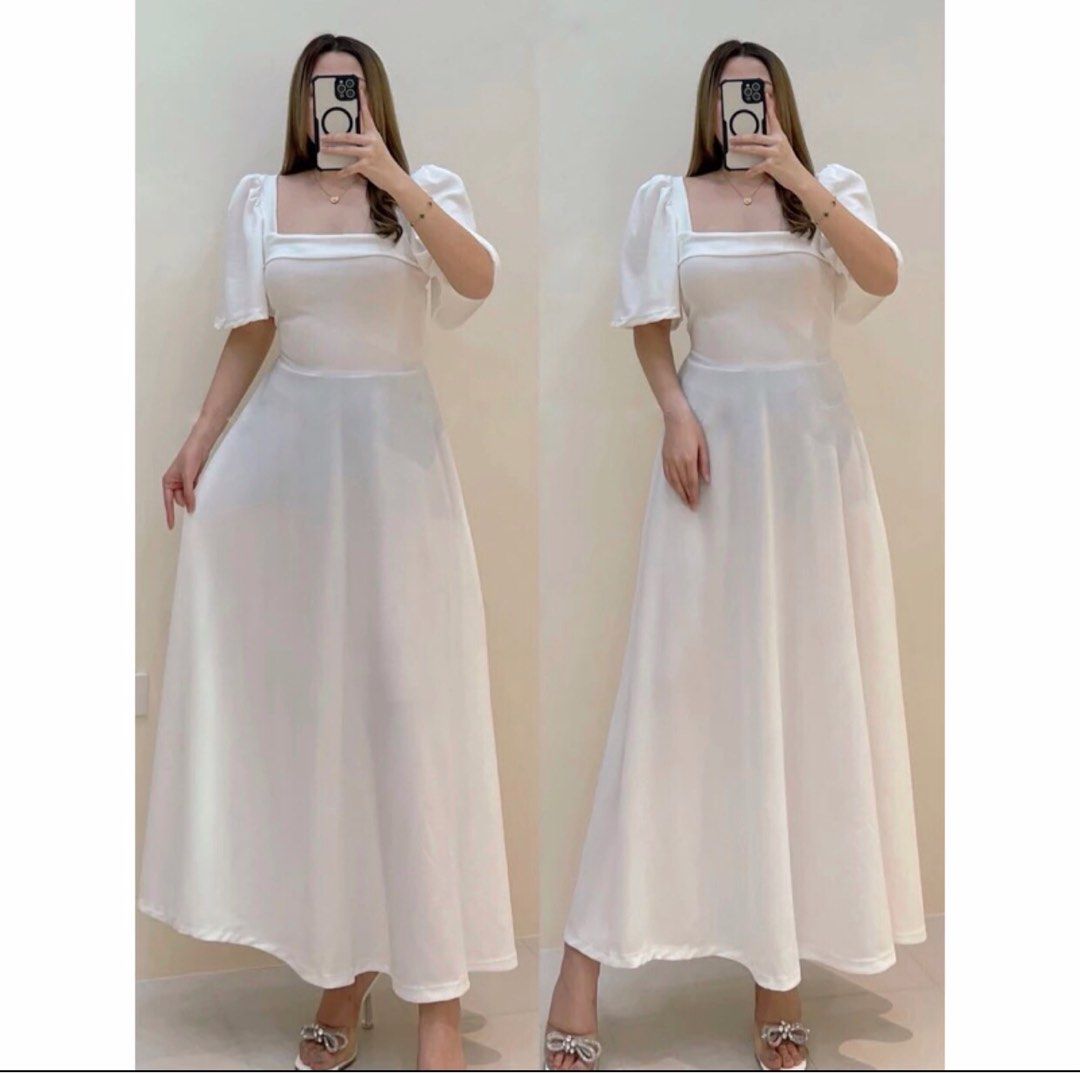 Bella White Maxi Dress, Women's Fashion, Dresses & Sets, Dresses on ...