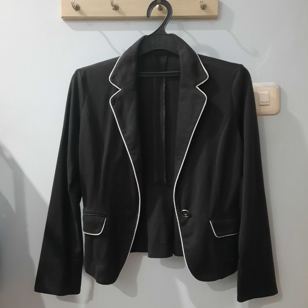 Velvet Jacket Balmain X Hm Blazer Balmain X H&M Black Velvet
