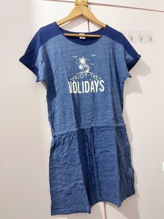 連身裙 Bossini藍色 長裙64243556043779110