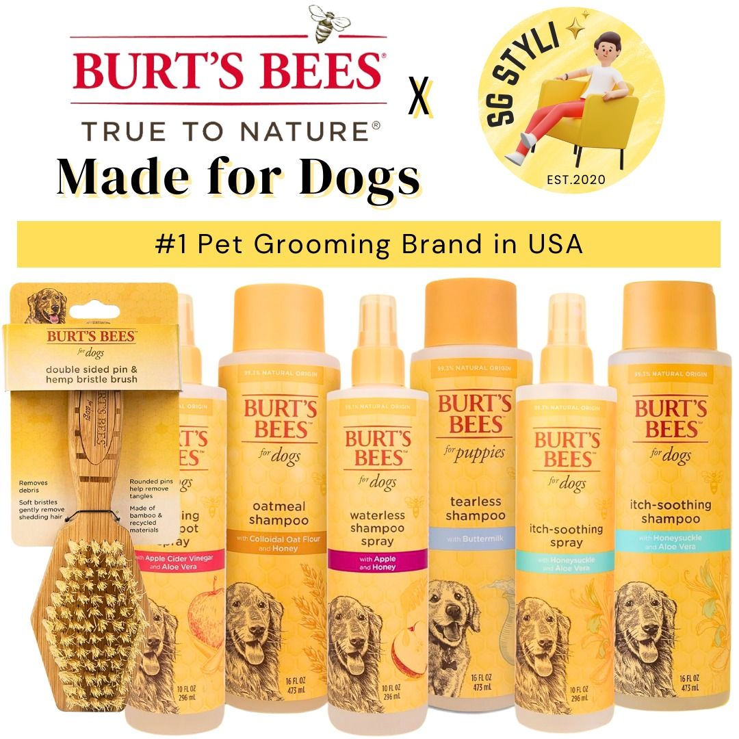 Burt's bees dog shampoo safe for puppies best sale