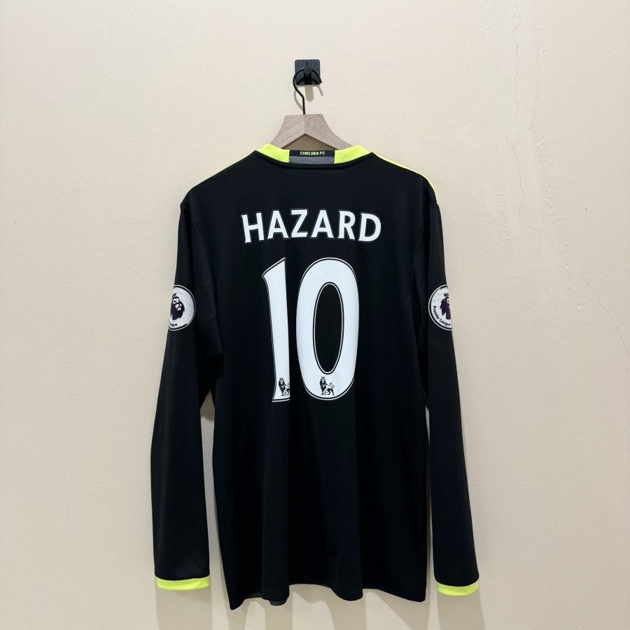 Chelsea Away 2016/2017 Long Sleeve Hazard #10, Olah Raga, Baju