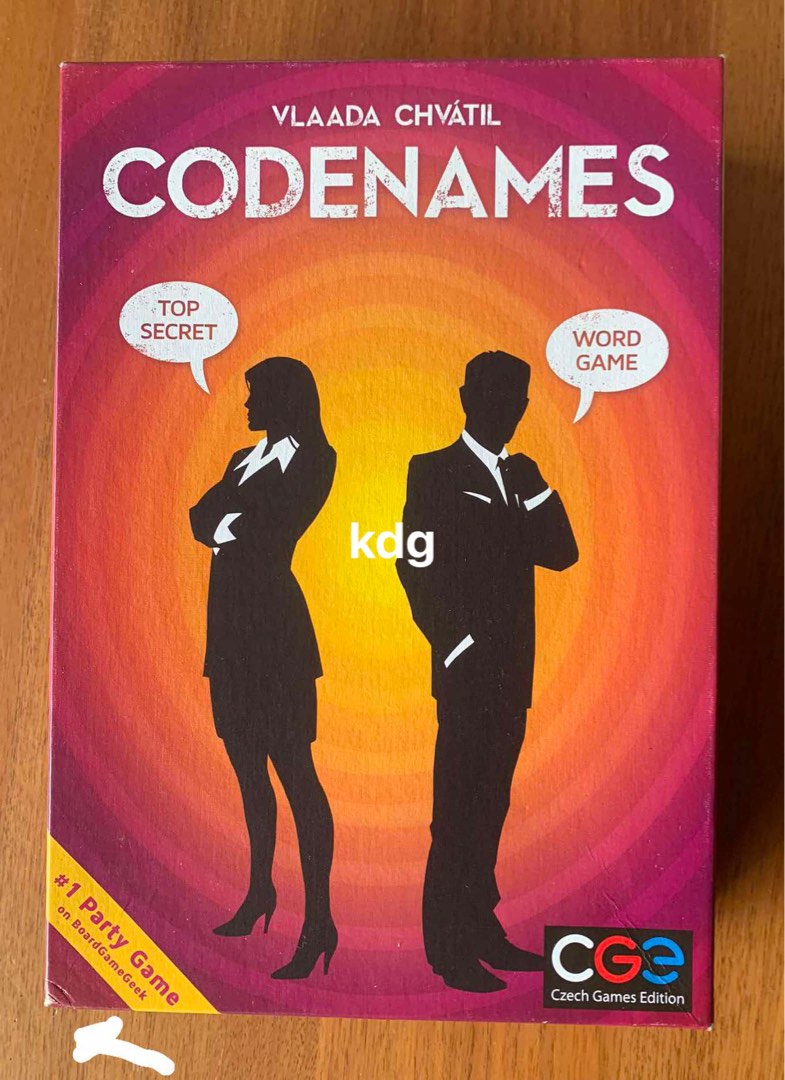 CODENAMES THE BOARD GAME, Hobbies & Toys, Toys & Games on Carousell