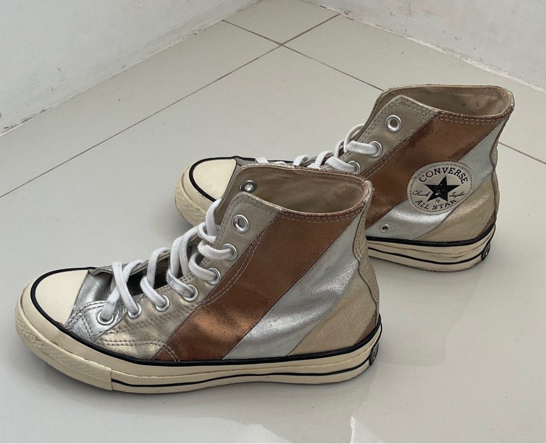 Converse Chuck 70 Hi Metallic Rainbow in 7.5 W Women s Fashion Footwear Sneakers on Carousell