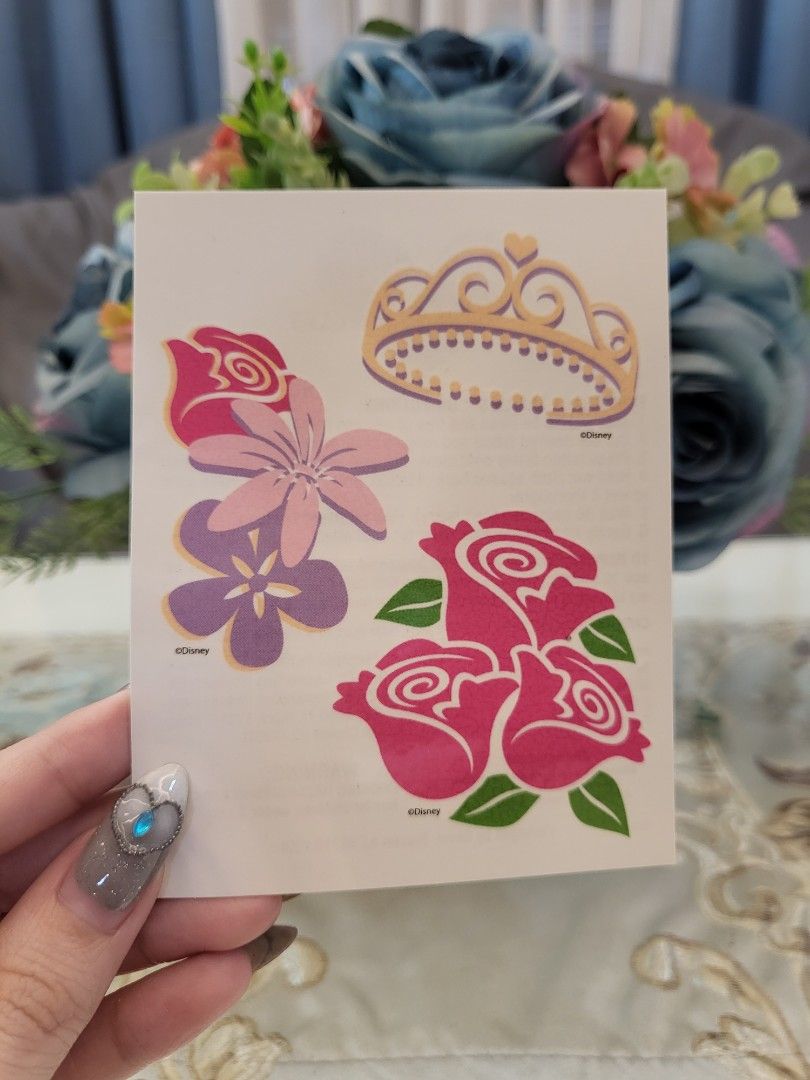 Disney Princess 35 Pcs. Temporary Tattoo Set (Category: Art & Prints) located in San Fernando. Submitted by jpmarketplace2023 (Listing ID 1317818946, Image 3). Description: 💚 All items are authentic from Japan. 💛 MOP: GCash (❌️ GCash Protect) 🩵 MOD: LBC only (❌️ S. Checkout, COD, COP) 💙 Meet-up: Vista Mall, San Fernando, Pampanga 💜 All items are on-hand. 🧡 First to pay gets the item first. ❤️ Breakable items are packed with care and caution