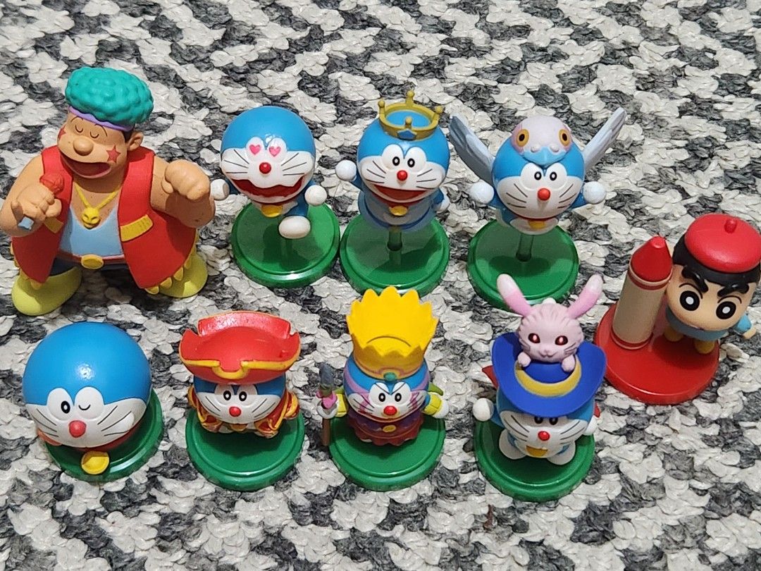 Doraemon Furuta Figures (Category: Figurines & Statues) located in Imus. Submitted by veganistic (Listing ID 1317847968, Image 1). Description: 100% Japan Merch Preloved 6 x doraemon 1 x Damulag- 350 Shin Chan 100.